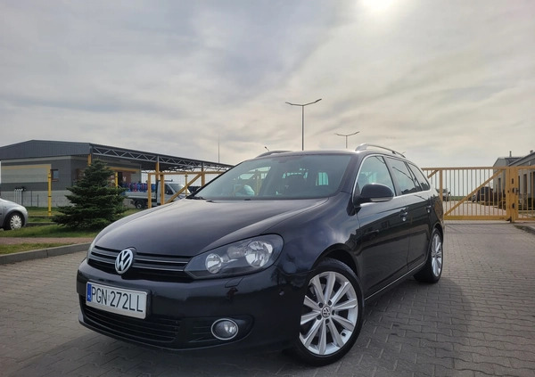 Volkswagen Golf cena 25900 przebieg: 217000, rok produkcji 2012 z Witkowo małe 67